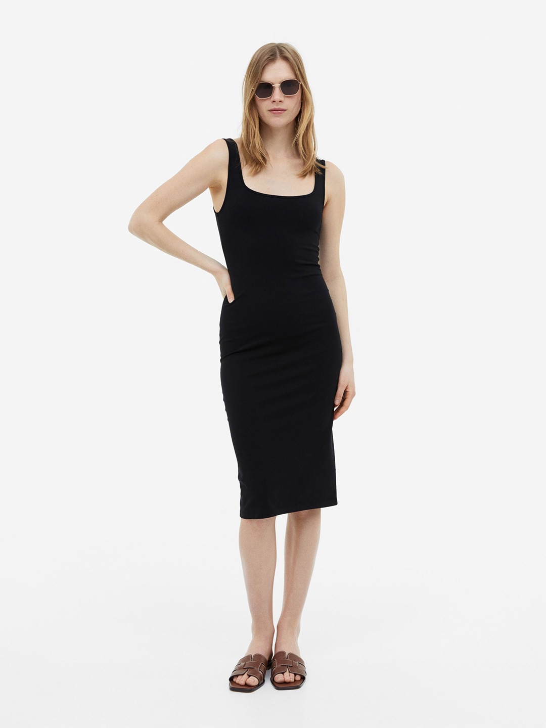 

H&M Jersey Bodycon Dress, Black