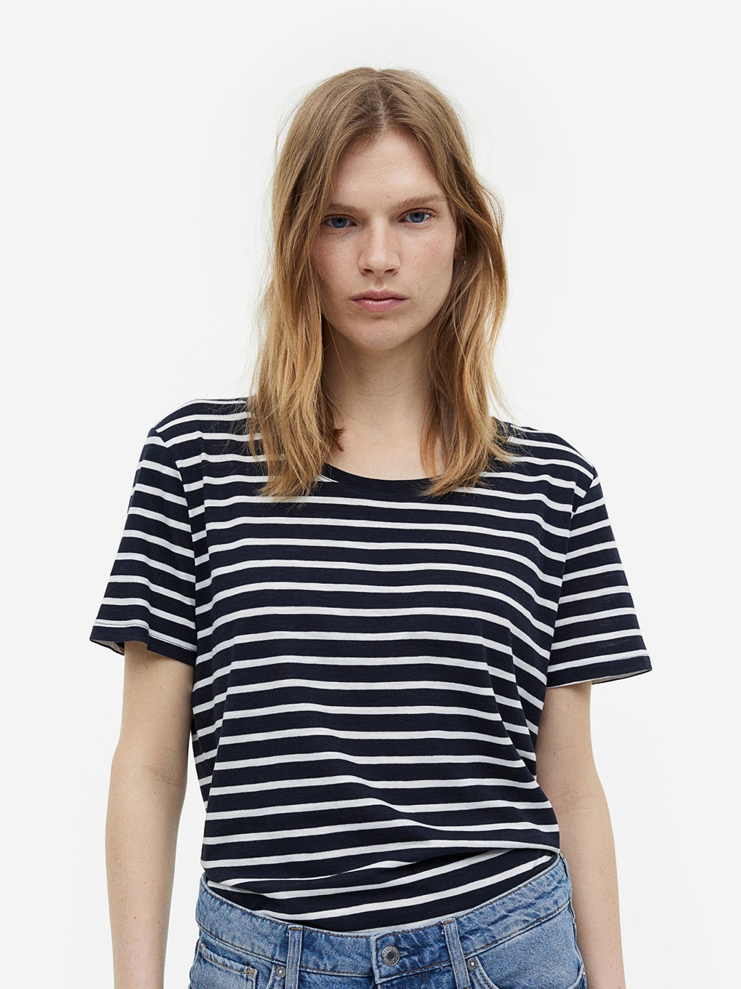 

H&M Modal-Blend T-shirt, Blue