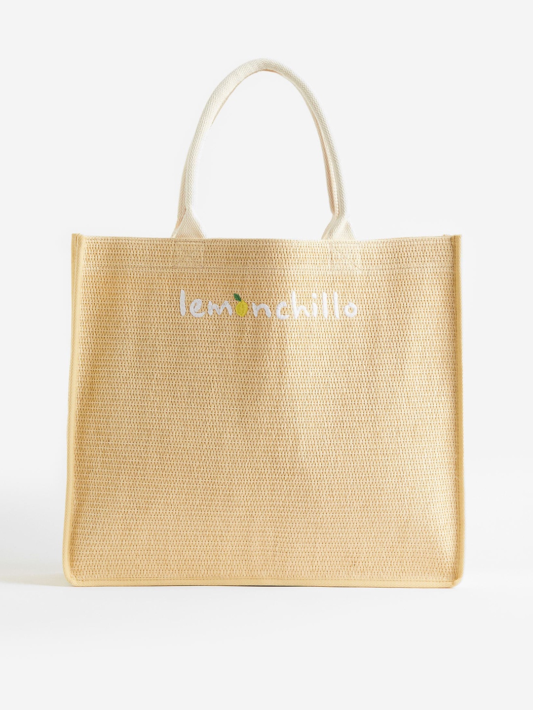 

H&M Large Shopper, Beige