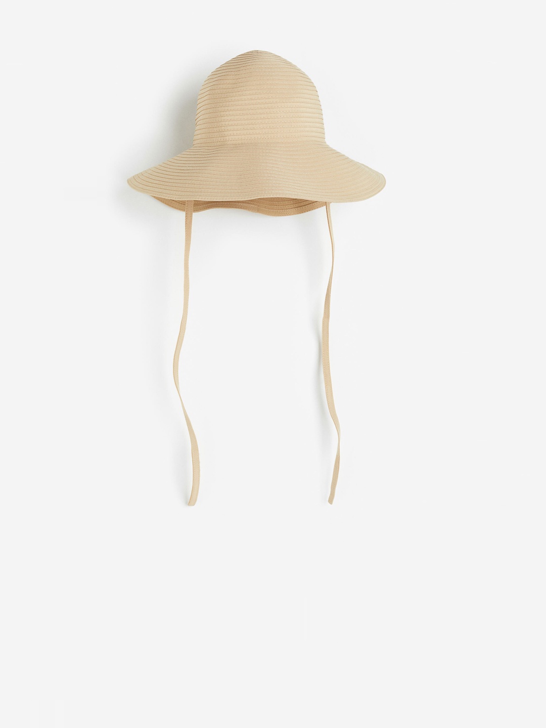 

H&M Women Tie-Detail Sun Hat, Beige
