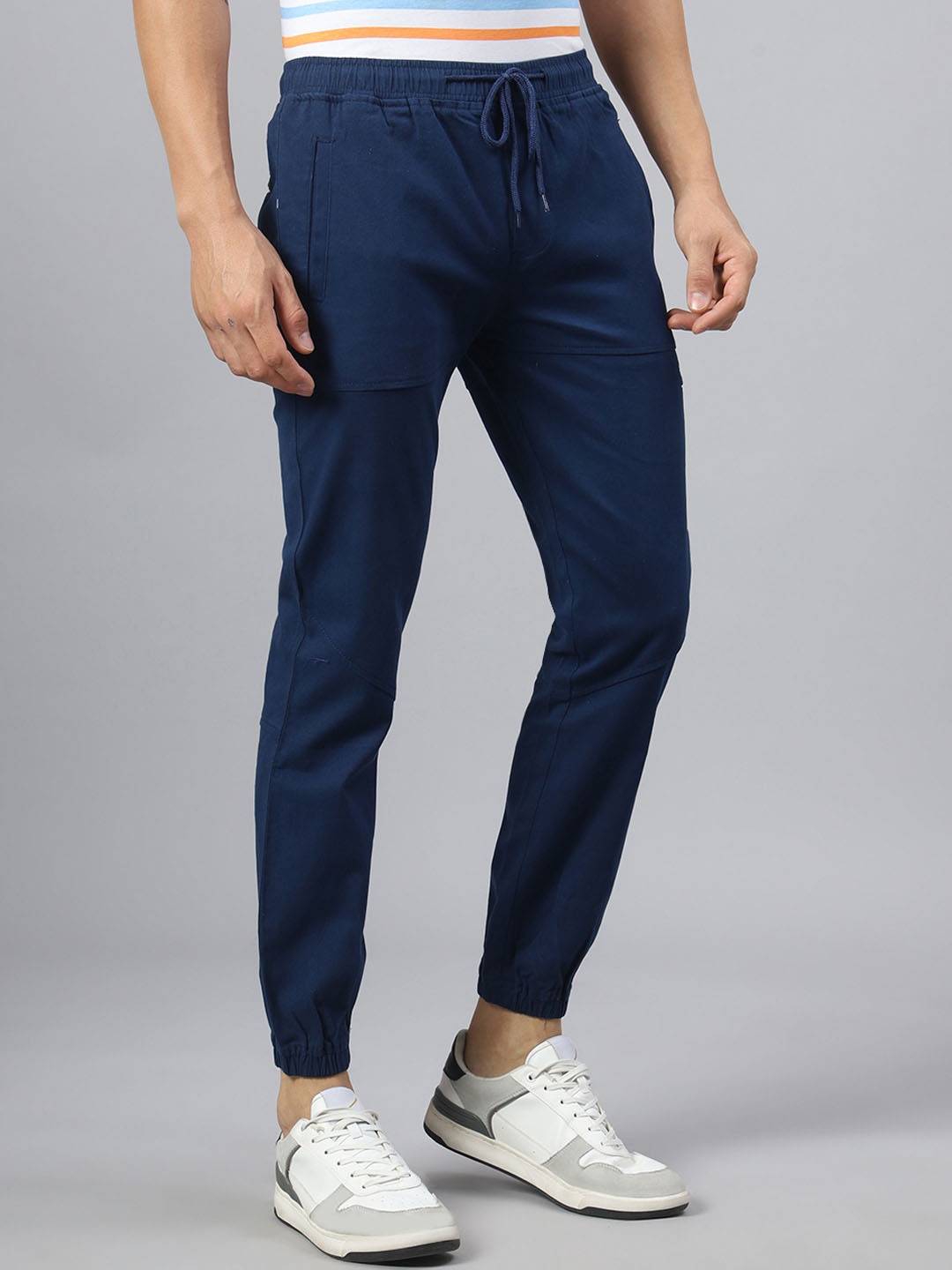 

Hubberholme Men Smart Easy Wash Joggers, Navy blue