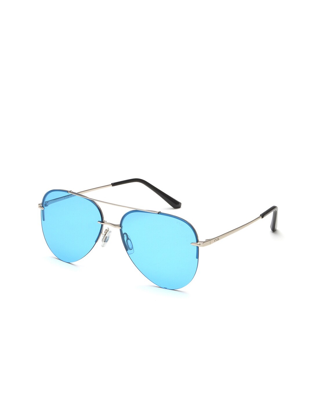 

IRUS by IDEE Men Lens & Aviator Sunglasses with UV Protected Lens IRS1148C5SG, Blue