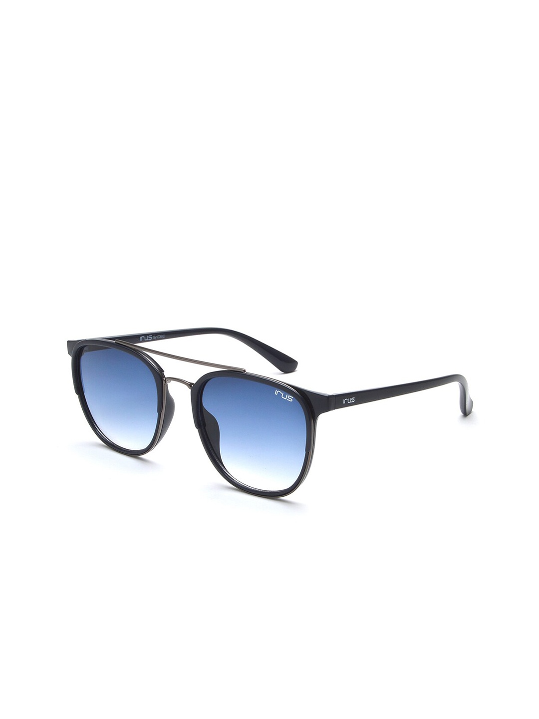 

IRUS by IDEE Men Lens & Square Sunglasses with UV Protected Lens IRS1102C3SG, Blue