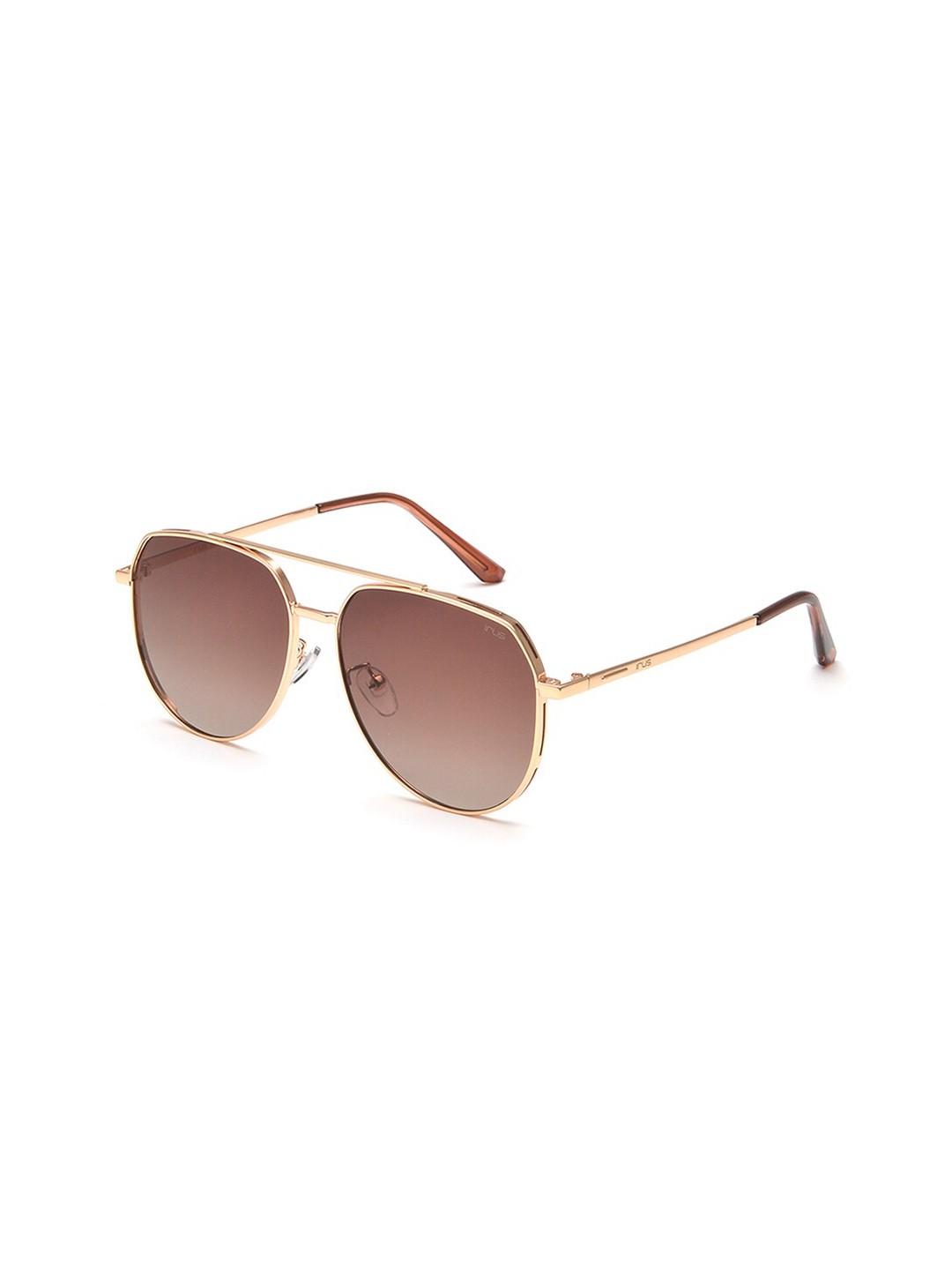 

IRUS by IDEE Men Lens & Aviator Sunglasses with UV Protected Lens IRS1150C3SG, Brown