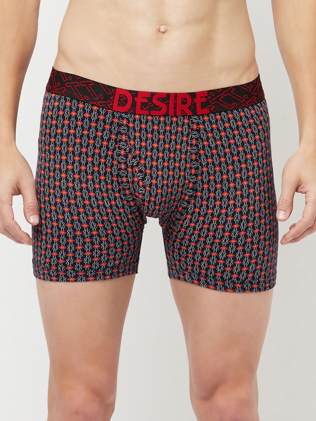 

T.T. Pack Of 2 Desire Pure Cotton Trunks, Maroon