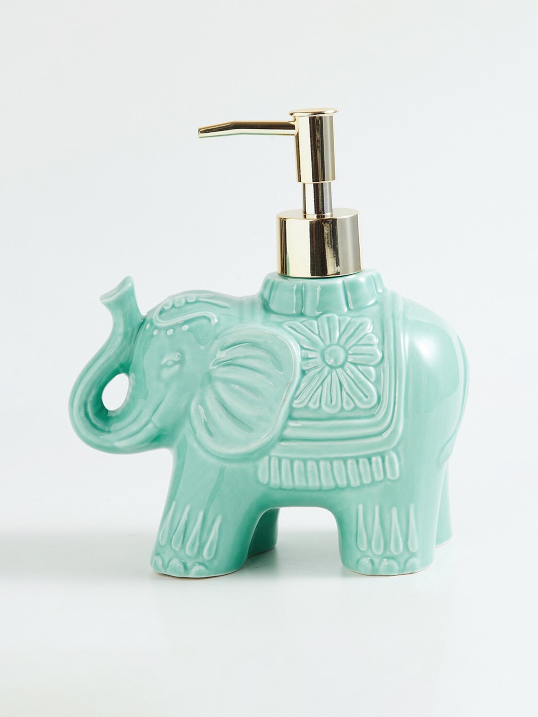 

Home Centre Nova Hoovu Blue Ceramic Soap Dispenser