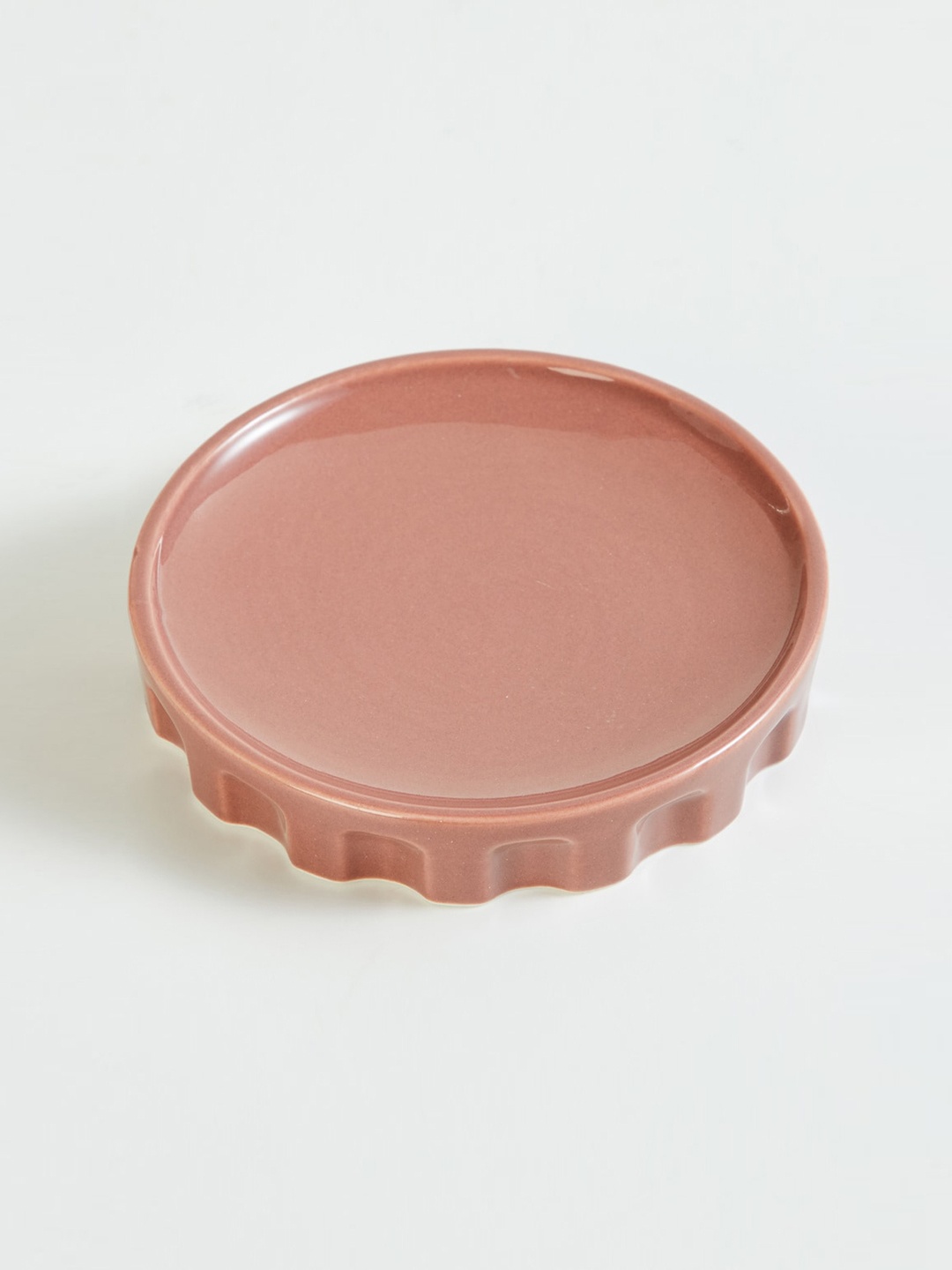 

Home Centre Nova Roman Empire Red Round Shaped Ceramic Soap Dish