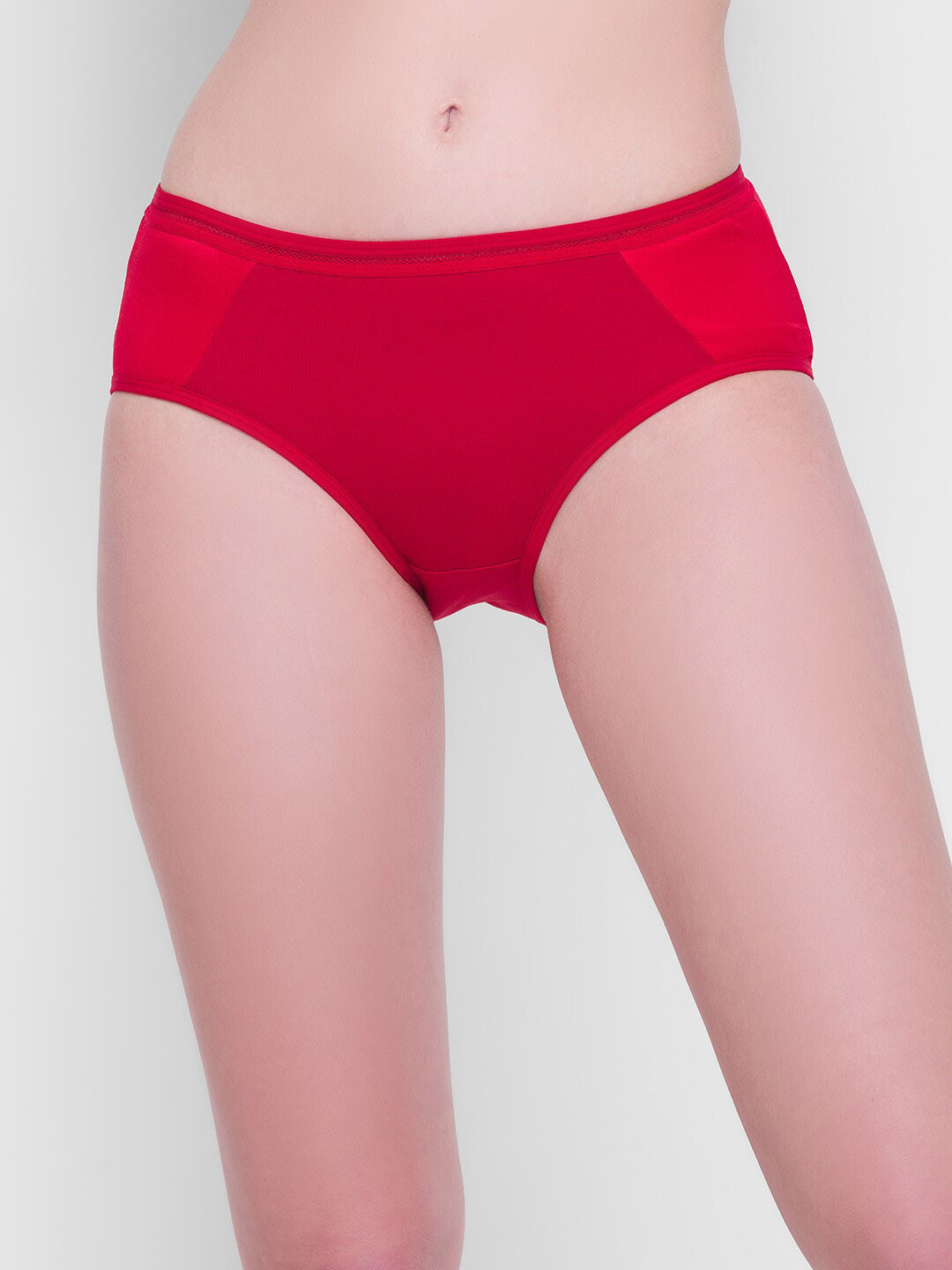 

Candyskin Women Mid-Rise Hipster Briefs, Red