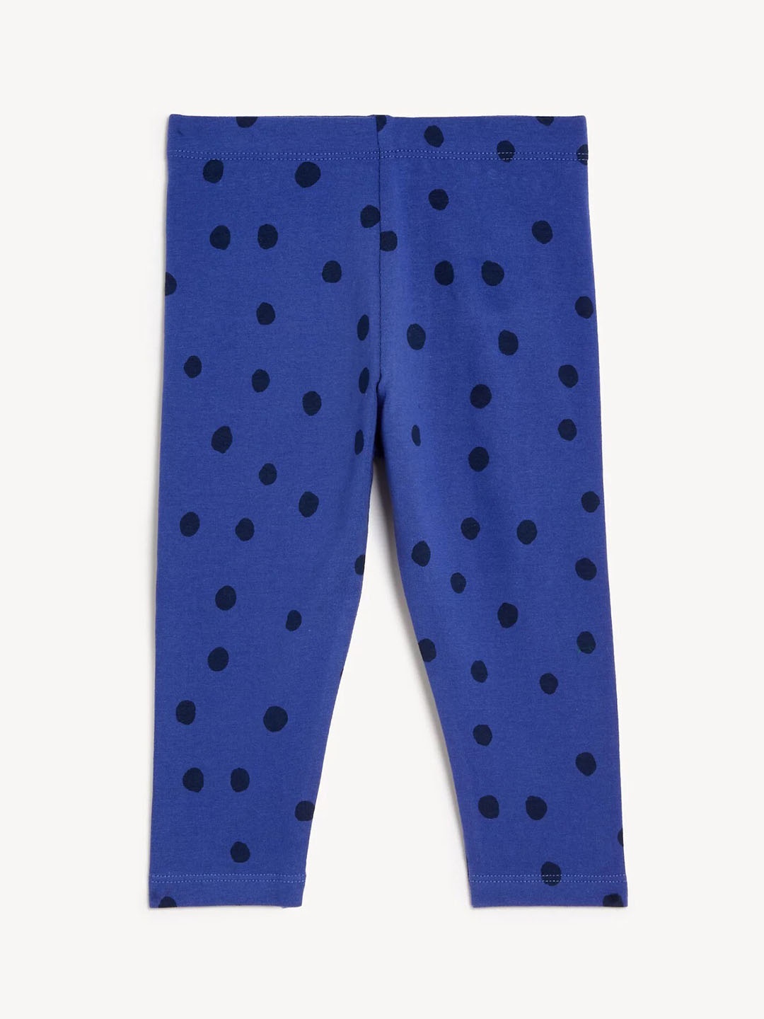 

Marks & Spencer Infants Girls Polka Dots Printed Ankle Length Leggings, Blue