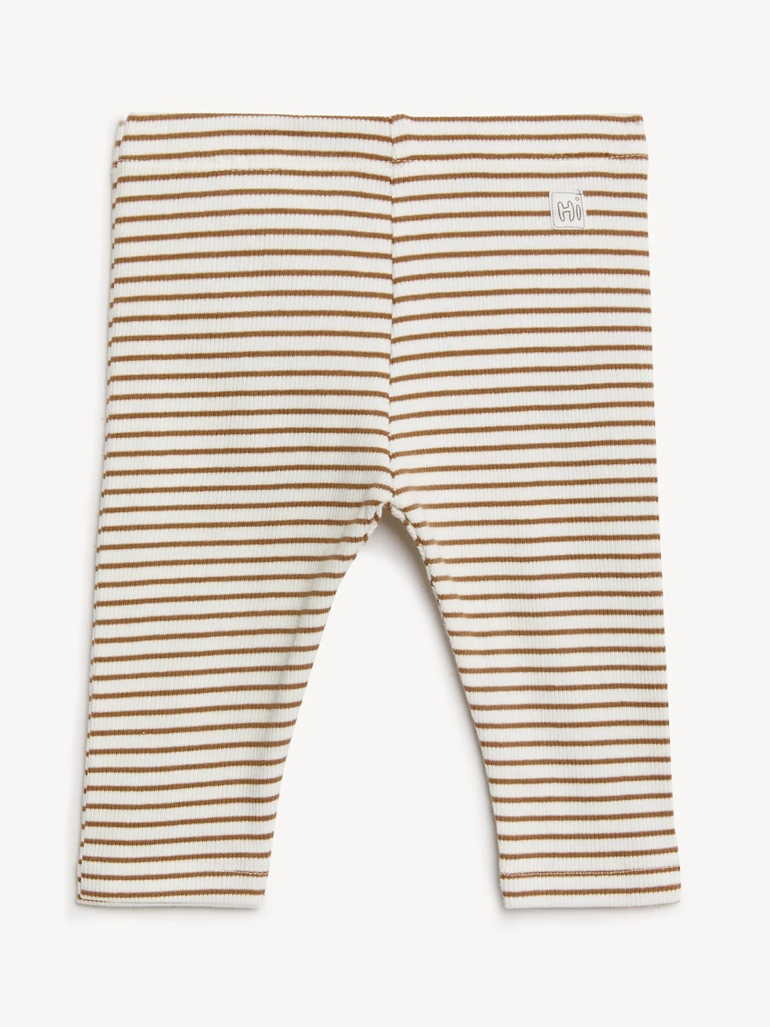 

Marks & Spencer Infant Girls Striped Ankle-Length Leggings, Beige