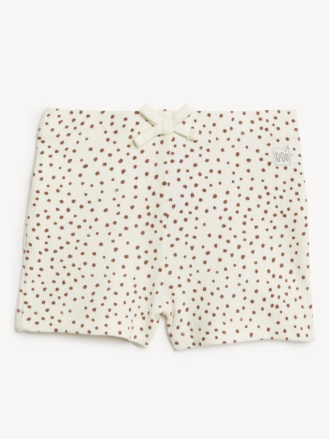 

Marks & Spencer Infant Geometric Printed High-Rise Shorts, Cream