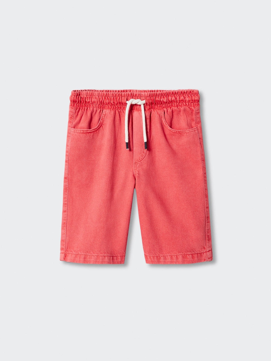 

Mango Kids Boys Pure Cotton Regular Fit Shorts, Coral