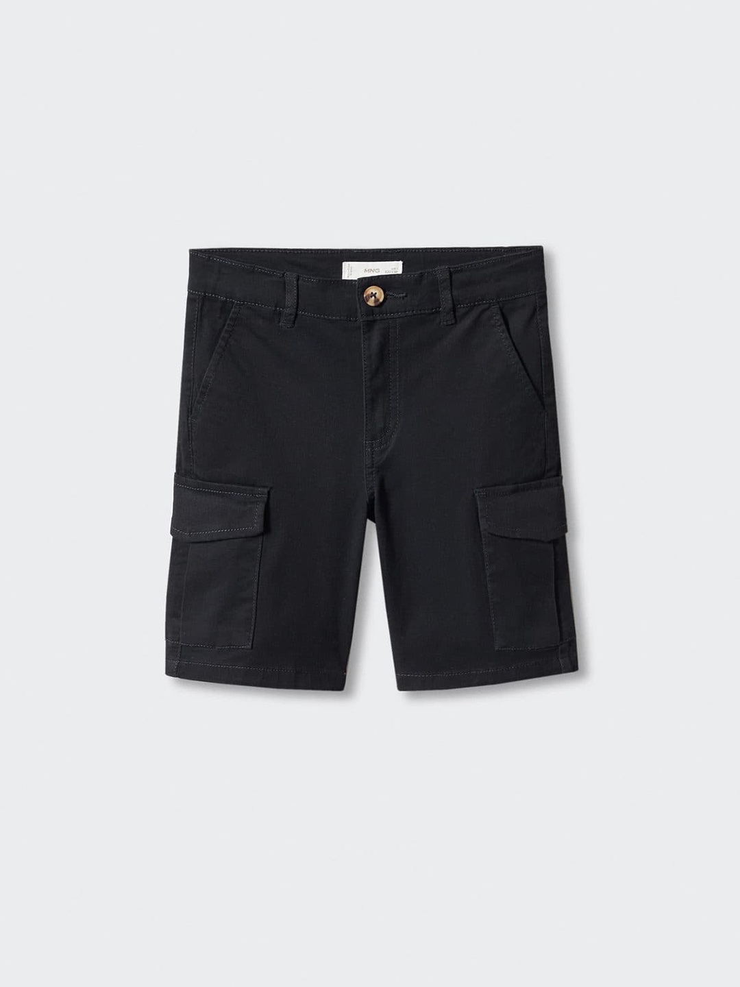 

Mango Kids Boys Cargo Shorts, Black