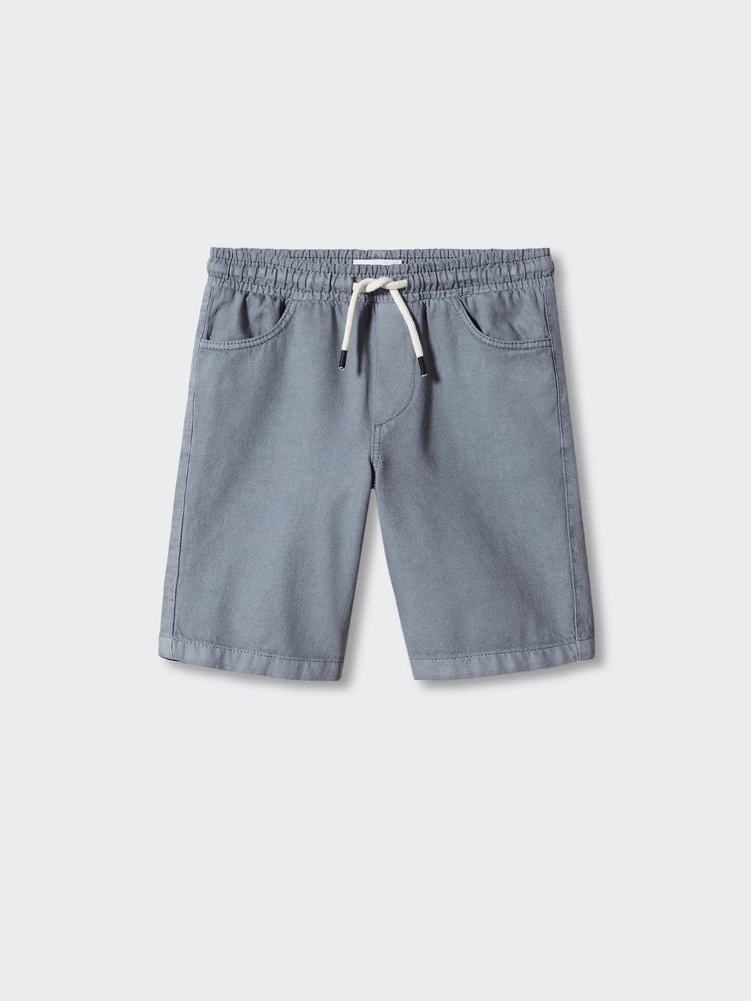 

Mango Kids Boys Pure Cotton Regular Fit Shorts, Grey