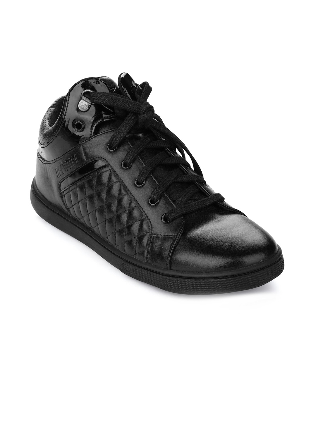 

REFOAM Men Quilted Lightweight Sneakers, Black