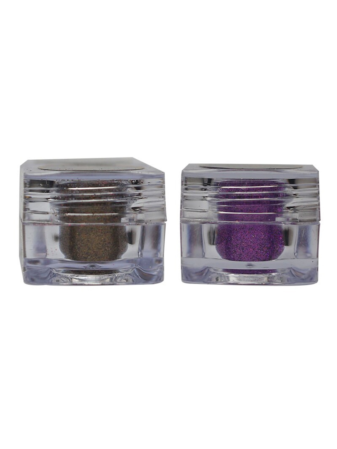 

Veoni BELLE Set Of 2 HD Holographic Glitter Eyeshadow - Antique Gold 01 & Violet Purple 10