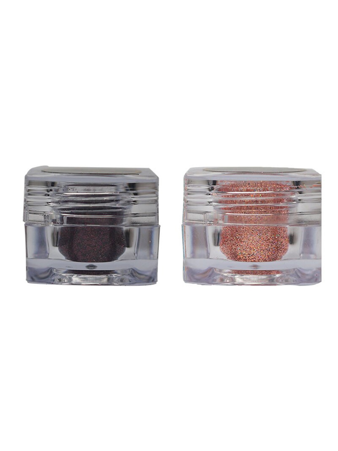 

Veoni BELLE Set of 2 HD Holographic Glitter Fade-Resistant Eye Shadow - 5 g each, Peach