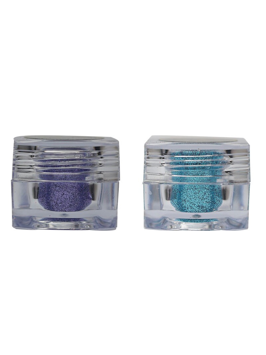 

Veoni BELLE Set of 2 HD Holographic Glitter Fade-Resistant Eye Shadow - 5 g each, Turquoise blue