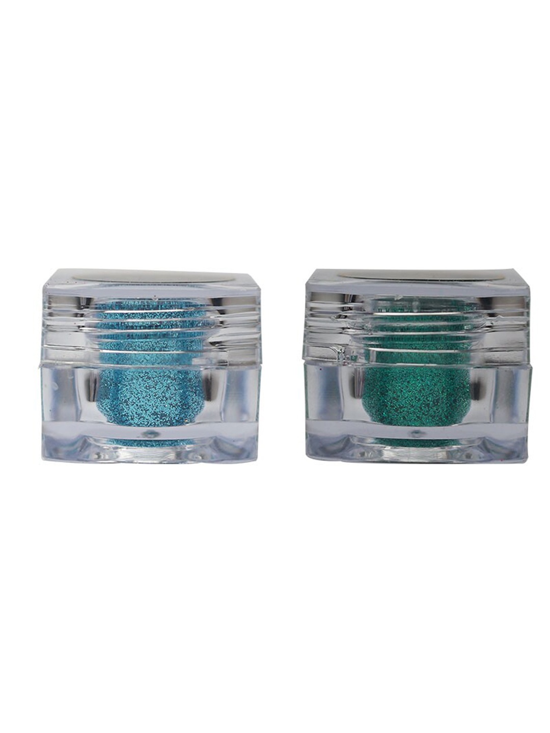 

Veoni BELLE Set of 2 HD Holographic Glitter Fade-Resistant Eye Shadow - 5 g each, Turquoise blue