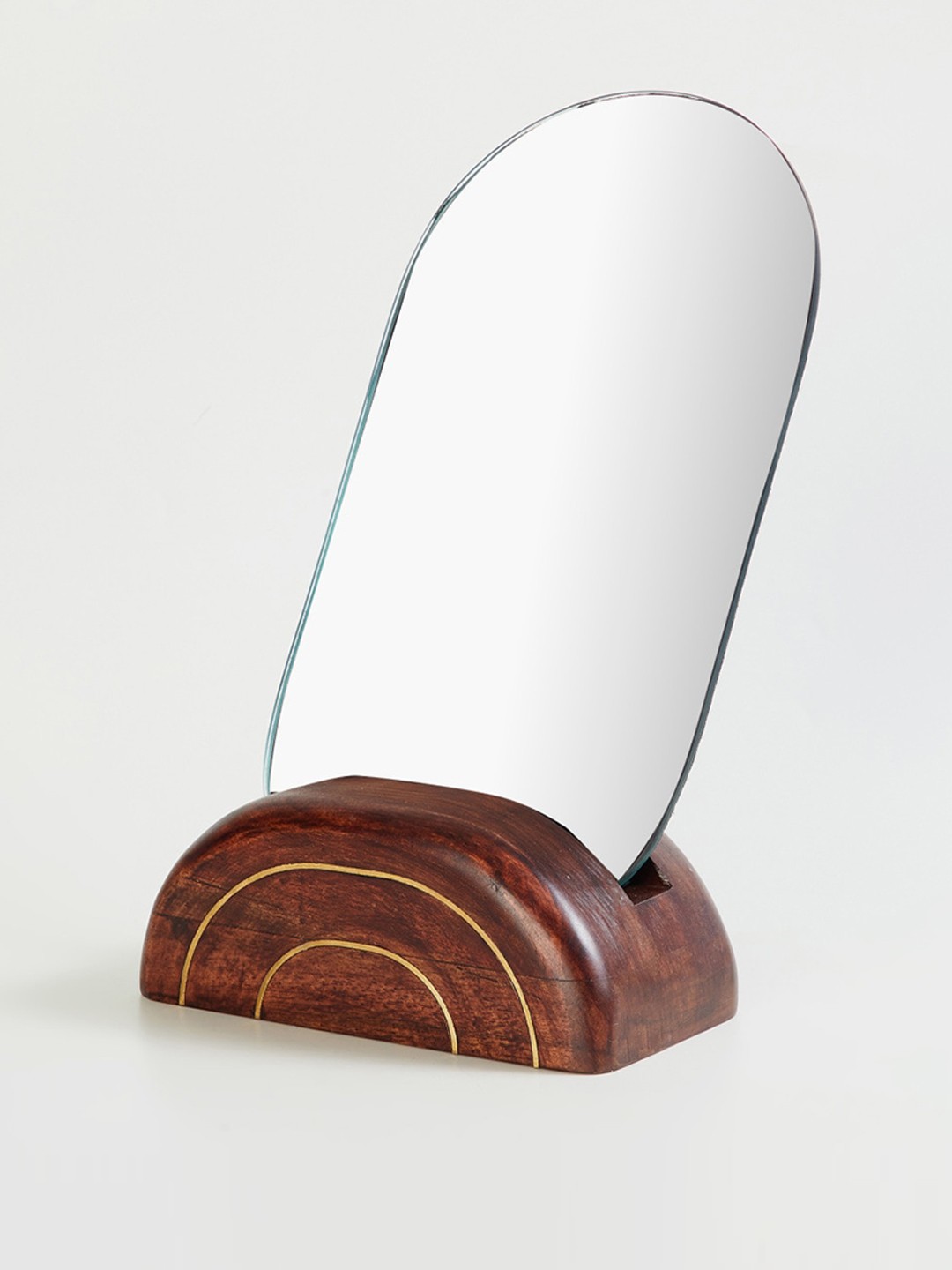 

Home Centre Splendid Dastkari Brown Glass Decorative Vanity Mirror