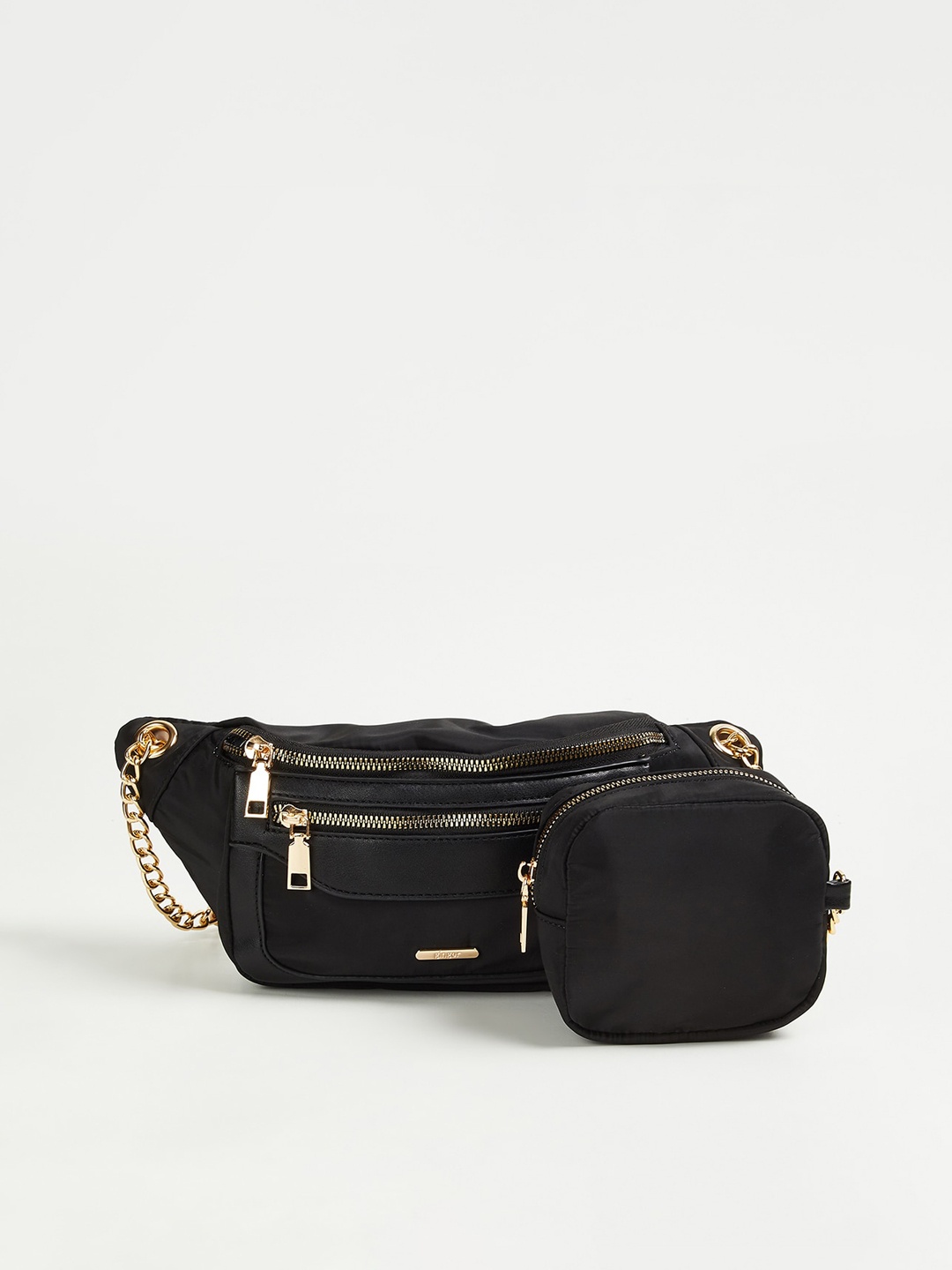 

Ginger by Lifestyle Shopper Sling Bag with Pouch, Black