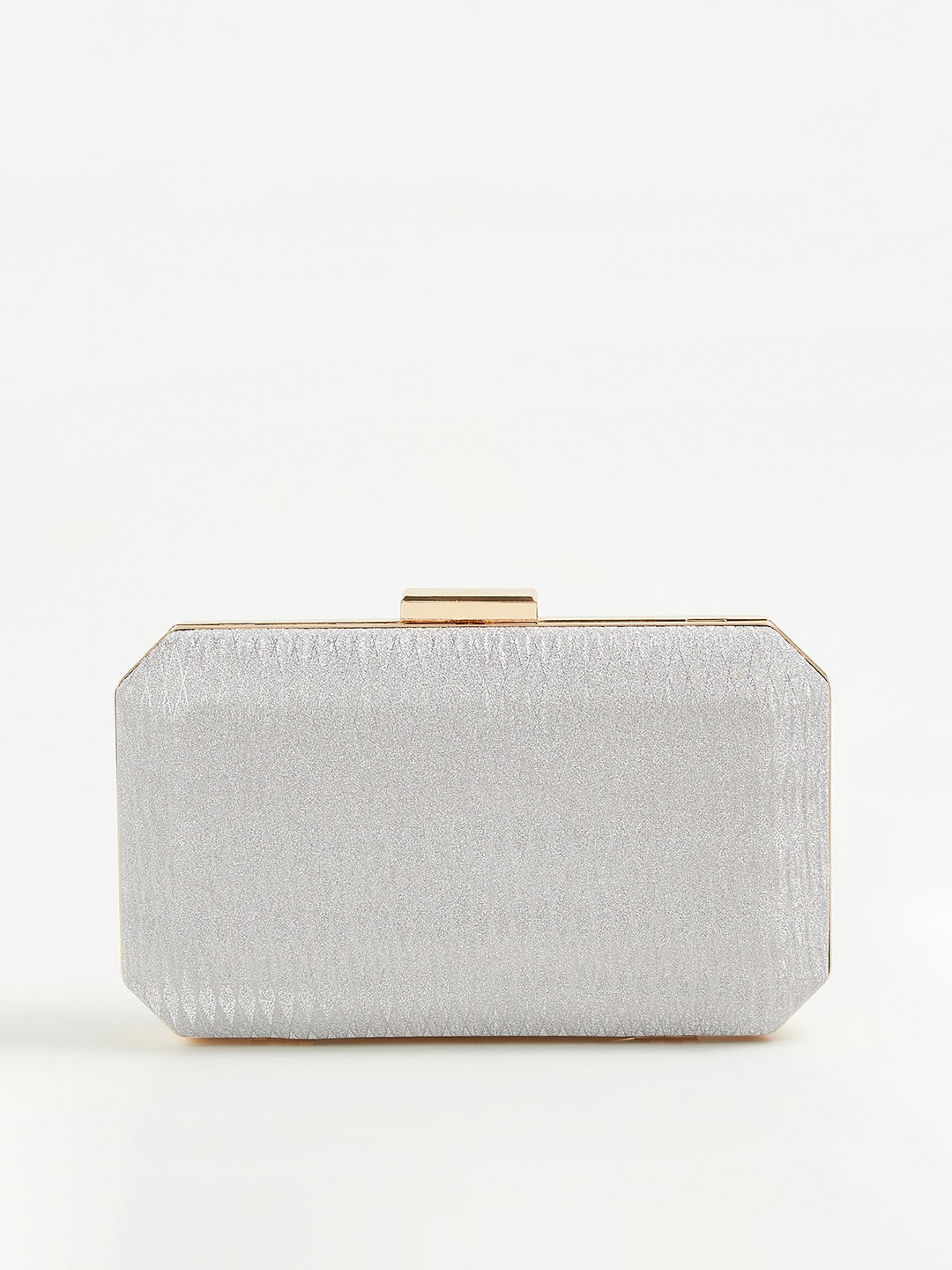 

CODE by Lifestyle Women Embellished Box Clutch, Grey
