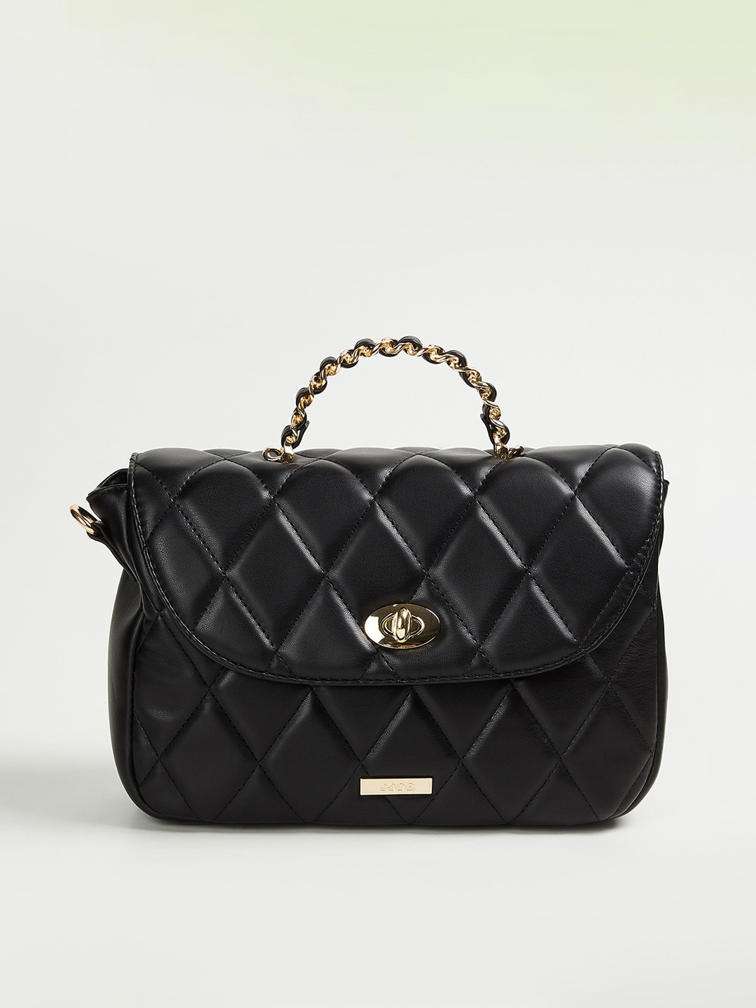 

CODE by Lifestyle Women Satchel With Quilted, Black