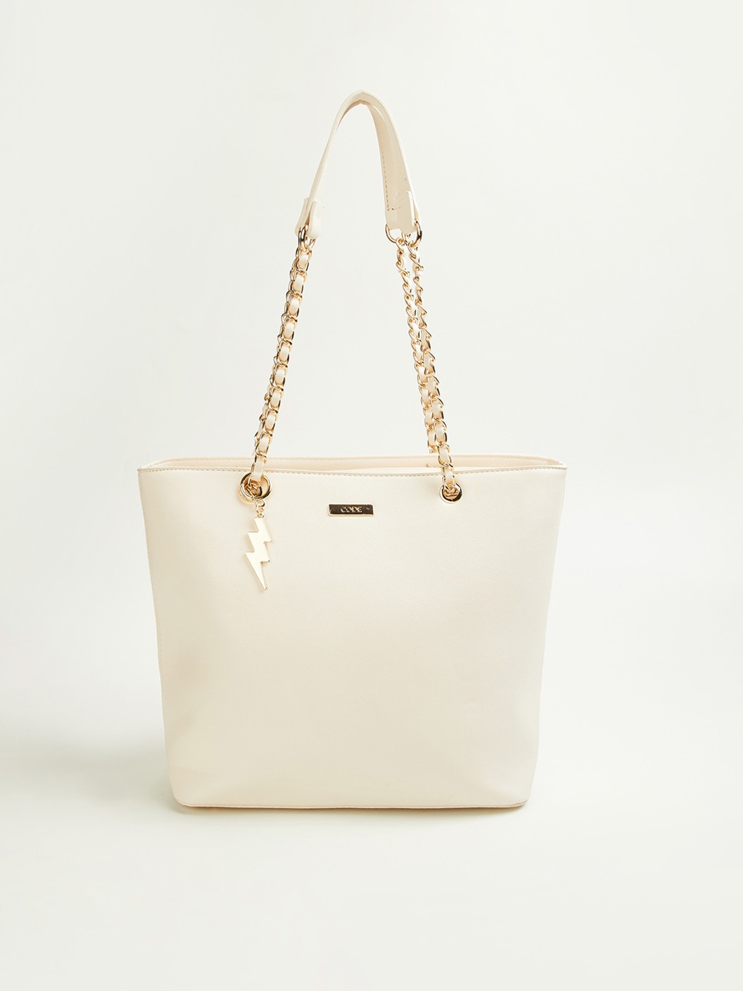 

CODE by Lifestyle Structured Shoulder Bag, Off white