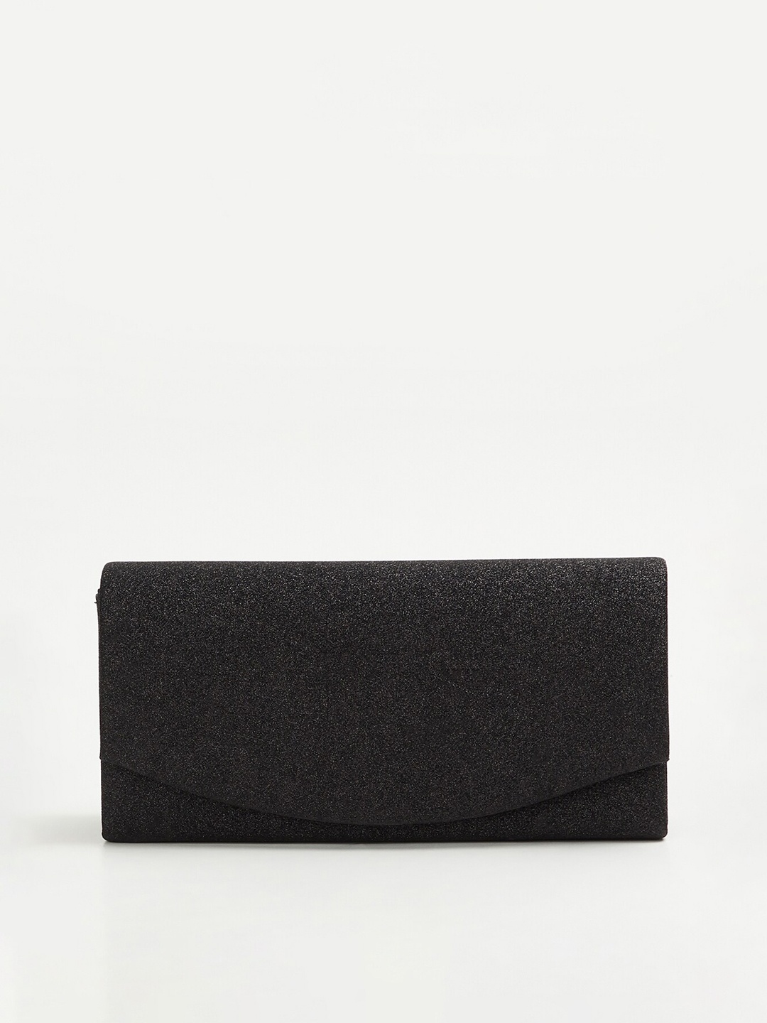 

CODE by Lifestyle Women Shimmery Foldover Clutch With Sling Strap, Black
