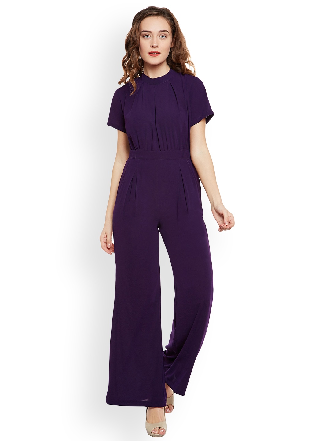 

Martini Purple Solid Basic Jumpsuit