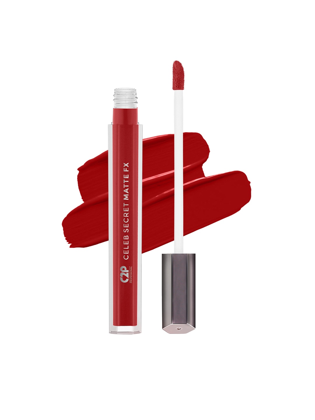 

C2P PROFESSIONAL MAKEUP Celeb Secret Matte FX Long Lasting Liquid Lipstick 2ml - Hema 07, Maroon