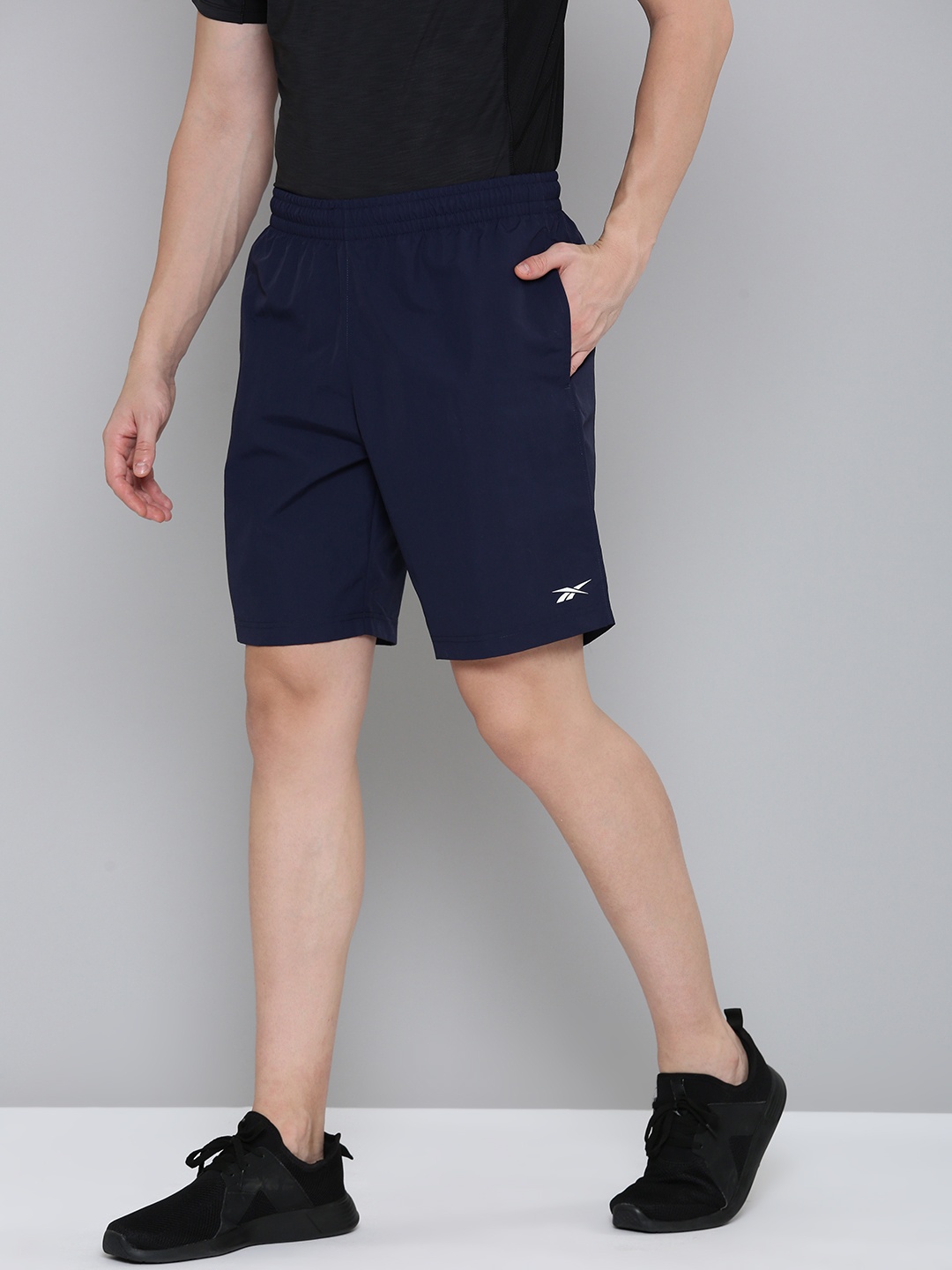 

Reebok Men Sports Shorts, Navy blue