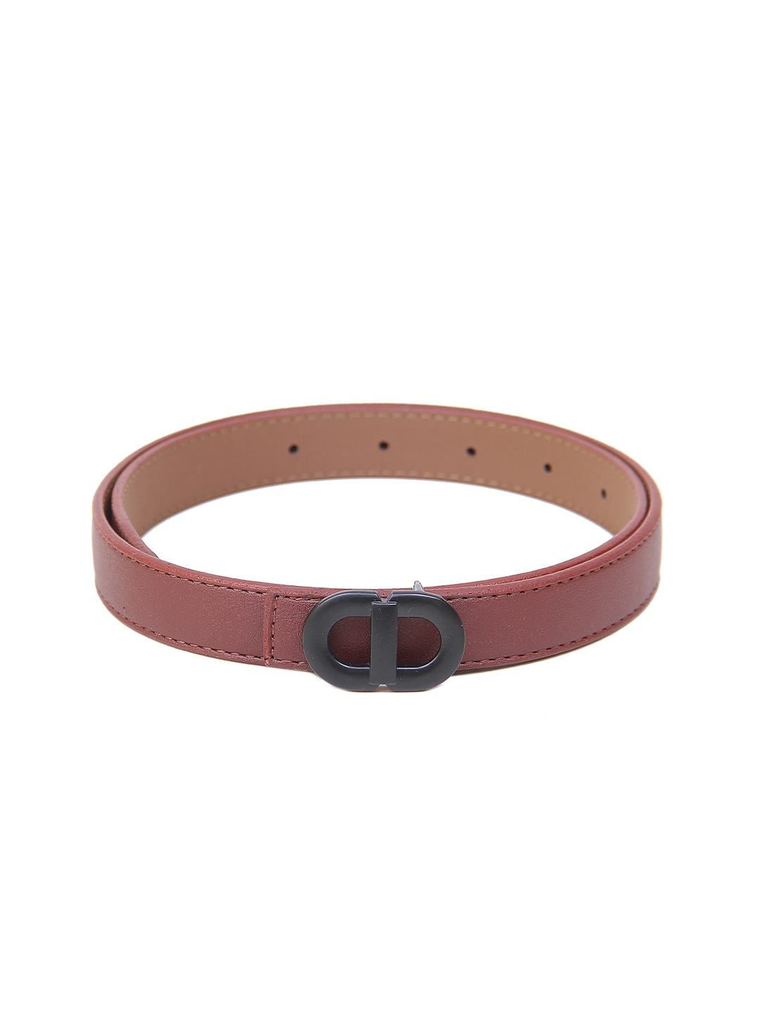 

Calvadoss Girls Textured Slim Belt, Mauve