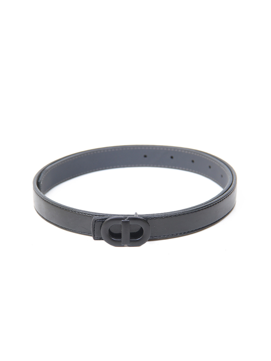 

Calvadoss Girls Textured Slim Belt, Black