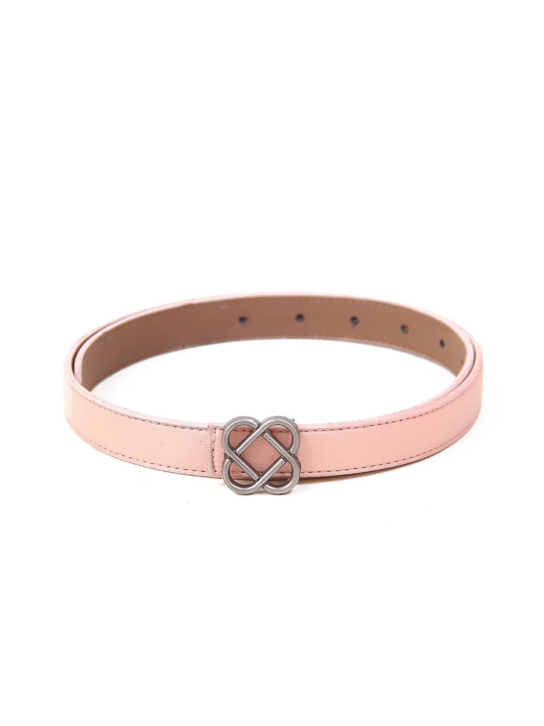 

Calvadoss Women Textured Slim Belt, Rose