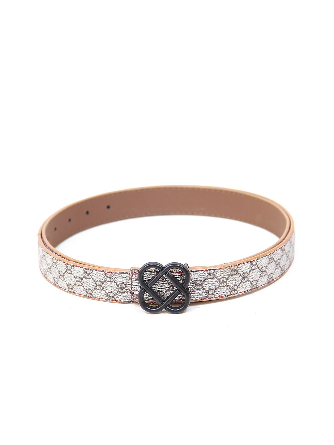 

Calvadoss Girls Beige Printed Belt