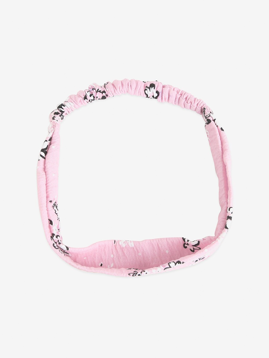 

Inner Sense Women Organic Antimicobial Printed Hair Band, Pink