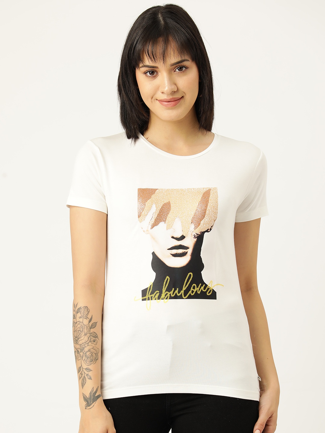 

Monte Carlo Printed T-shirt, Off white