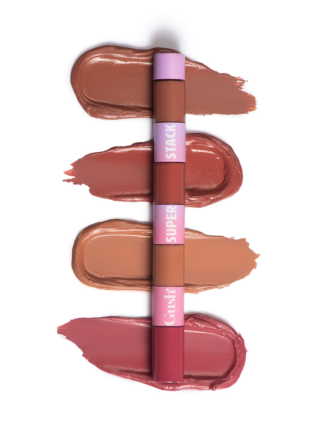 

Gush Beauty Super Stack 4-in-1 Longwear Liquid Lipstick with Green Tea 8.4 g - In The Nude