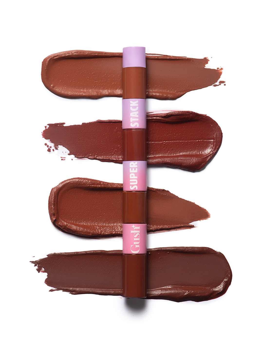 

Gush Beauty Super Stack 4-in-1 Longwear Liquid Lipstick with Green Tea 8.4g-Brown & Lovely