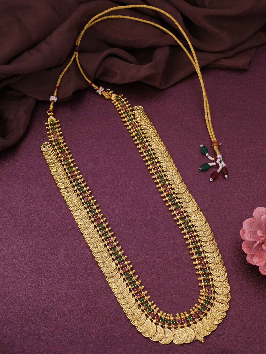 

Vita Bella Gold-Plated Brass Temple Necklace