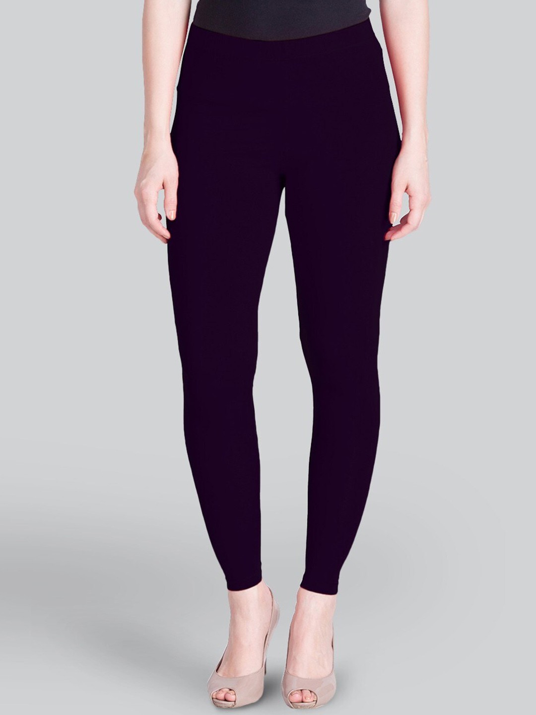 

LYRA Women Cotton Ankle Length Leggings, Purple