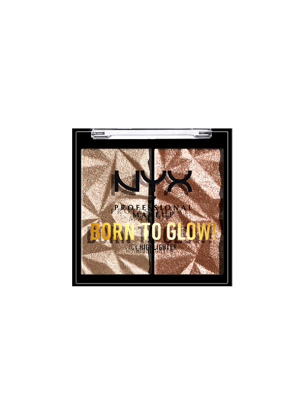 

NYX PROFESSIONAL MAKEUP Born To Glow Super Blendable Icy Highlighter Duo - Shade 02, Metallic