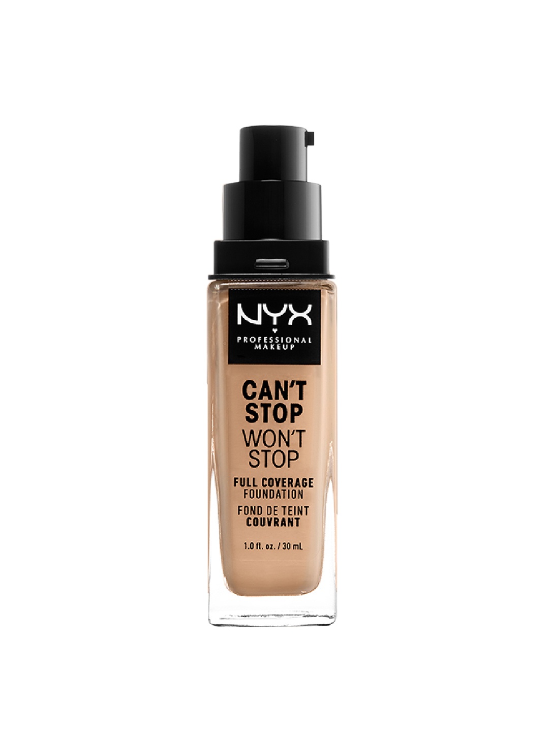 

NYX PROFESSIONAL MAKEUP Cant Stop Wont Stop Full Coverage Foundation 30ml - True Beige 08