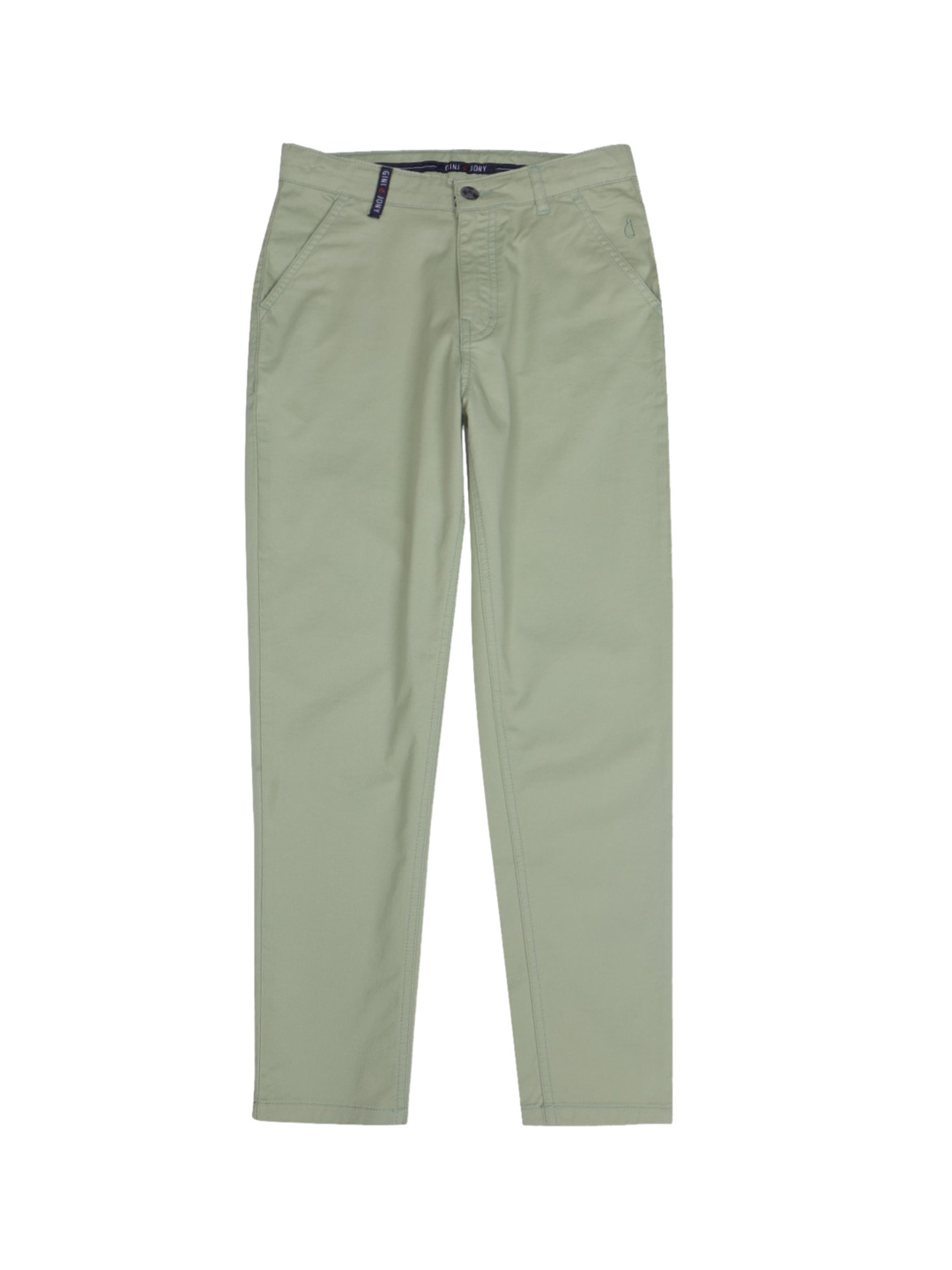 

Gini and Jony Infants Boys Cotton Chinos Trousers, Green