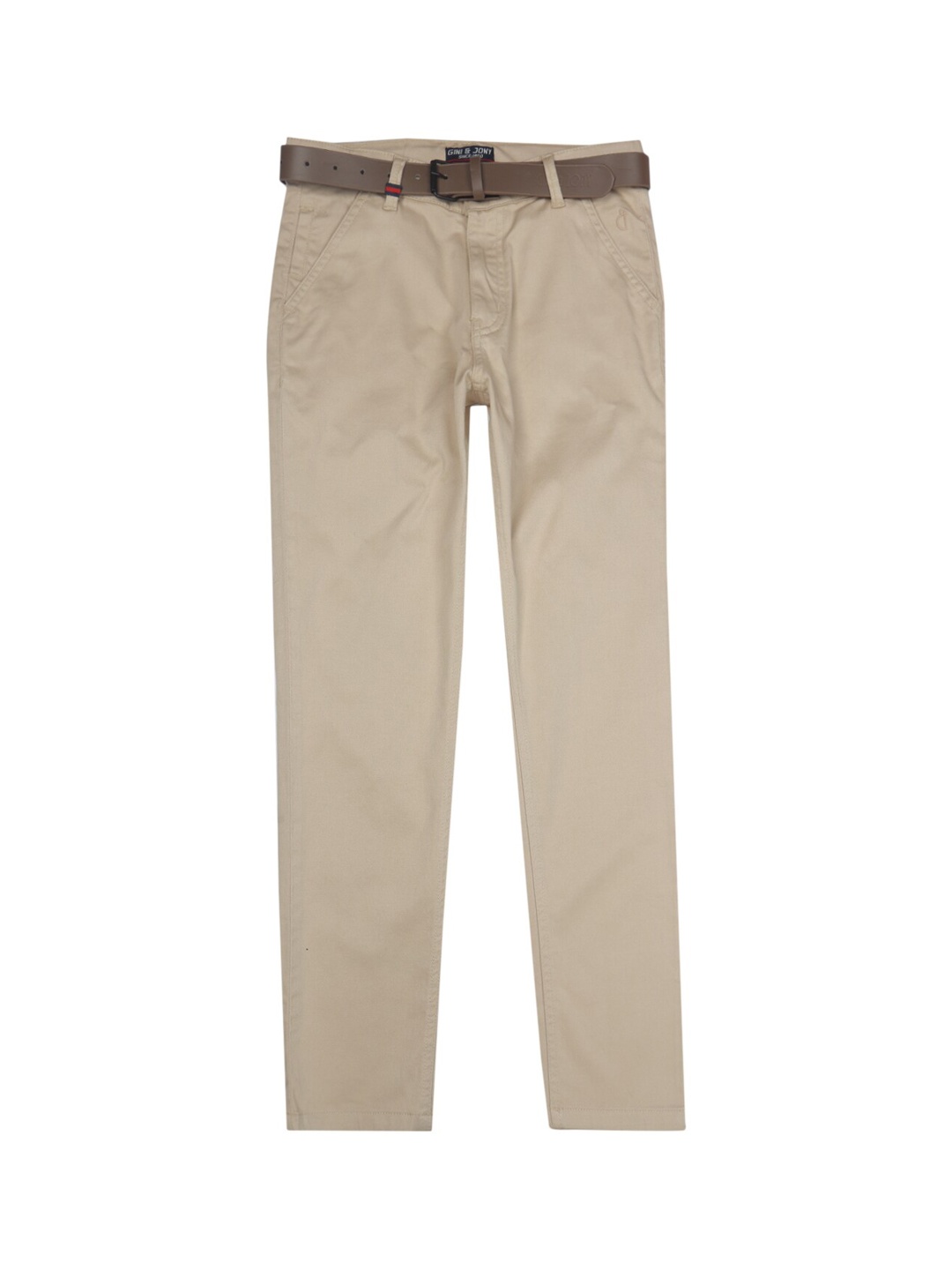 

Gini and Jony Infants Boys Cotton Regular Trousers, Beige
