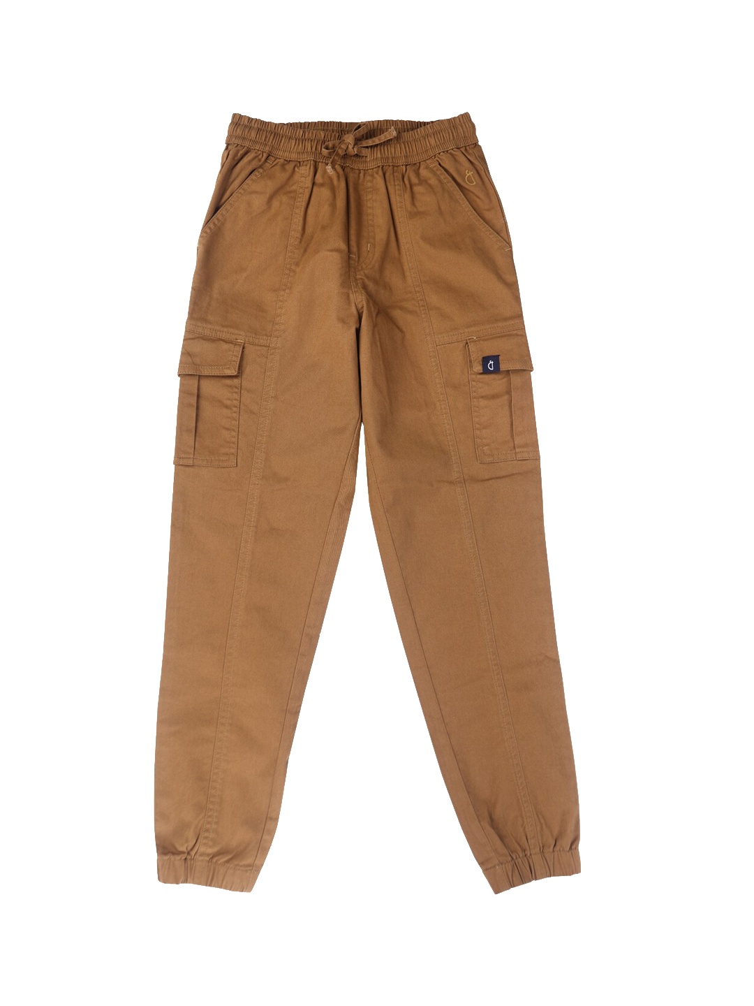 

Gini and Jony Boys Mid-Rise Cotton Joggers, Brown