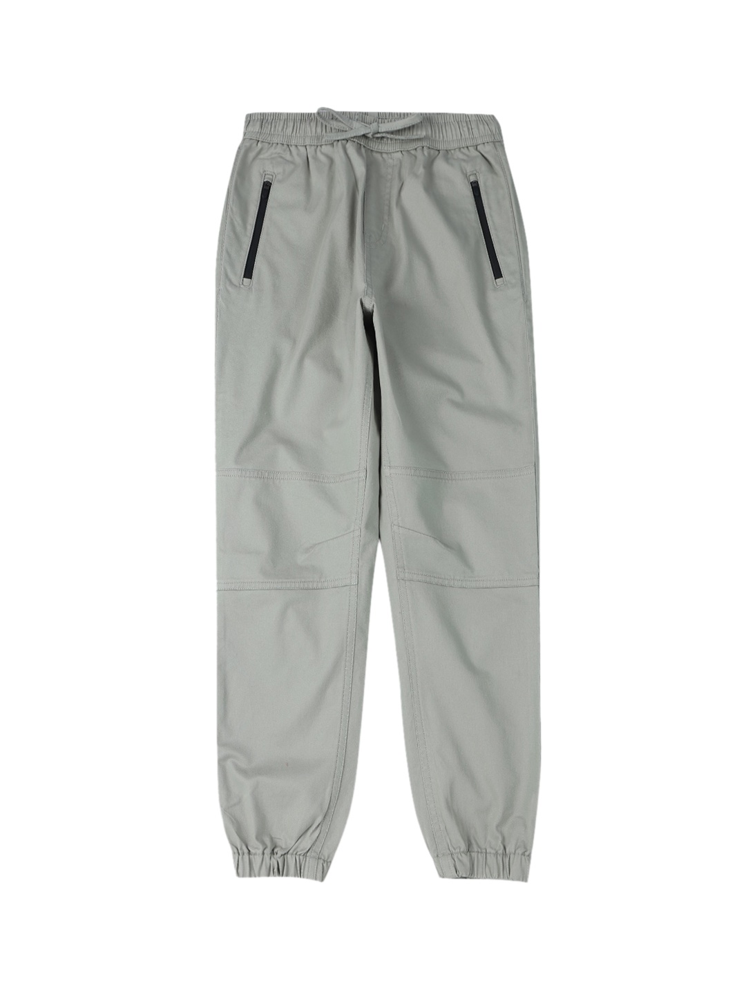 

Gini and Jony Boys Mid-Rise Cotton Joggers, Grey