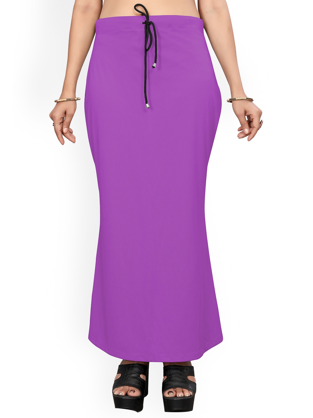 

ASPORA Breathable Mid-Rise Saree Shapewear, Purple