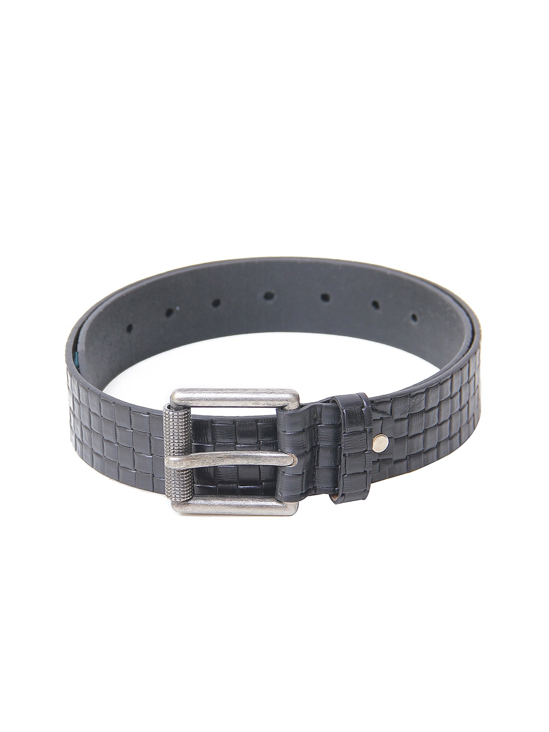 

Calvadoss Men Tang Closure Leather Belt, Black